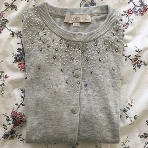 Embellished Petite Loft Sweater